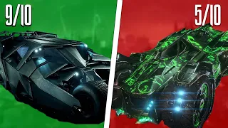 Ranking EVERY BATMOBILE In Batman Arkham Knight