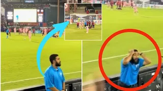 Security Guard’s Reaction to Lionel Messi’s Free Kick vs FC Dallas 