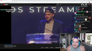 Tyler1 reacts to Erobb accepting his award