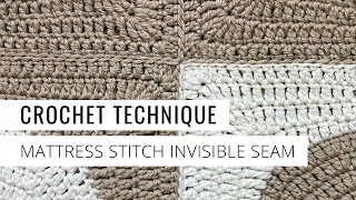 Mattress Stitch Invisible Seam