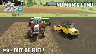 First Sowing, Spreading Manure, Failing on Double Seeder - #9 No Man's Land - Farming Simulator 22