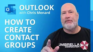 Create a contact group / distribution list in Outlook by Chris Menard