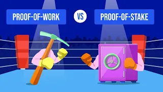Proof of Work vs Proof Stake - What's The Difference? [ PoW and PoS Explained With Animations ]