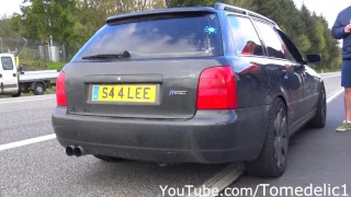 400HP  Big Turbo Audi S4 Avant, Anti Lag, Flames, Pops and Bangs