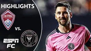 MESSI SCORES IN RETURN 👀 Colorado Rapids vs. Inter Miami | MLS Highlights | ESPN FC