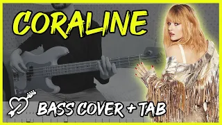 Coraline - Måneskin - Bass Cover + TAB