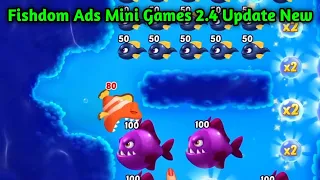 Fishdom Ads Mini Games 2.4 Update New | Hungry Fish | New update level Trailer video