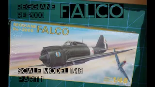 Re-2000 (Falco) 1/48 scale model aircraft Part 1