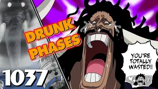 One Piece 1037 Chapter Review - ZUNESHA IS HERE, NANI ?!! - "DRUNK PHASES" of KAIDO Vs. Luffy