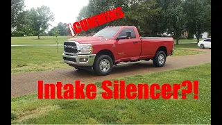 ALL 6.7 CUMMINS OWNERS NEED TO WATCH THIS..... Intake silencer removal.