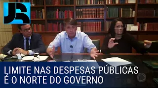 Presidente Bolsonaro reafirma compromisso com teto de gastos