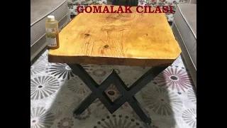 Masif kütük masa için, Gomalak cilası mı? Sert ahşap yağı mı?