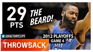 Throwback: James Harden Game 4 Highlights vs Mavericks (2012 Playoffs) - 29 Pts, 15 in 4th Qtr!!