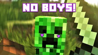 VR Minecraft except only girls are allowed to watch