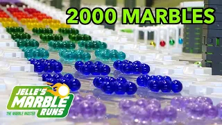 2000 Marbles - Gravitrax Marble Run Avalanche!