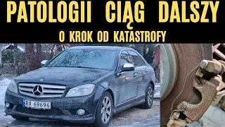 O krok od katastrofy ‼️ - C Klasa W204 bez zahamowań.