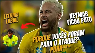 NEYMAR FICA INDIGNADO COM OS COMPANHEIROS APÓS GOL DA CRÓACIA