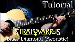How to play "Black Diamond (Acoustic)" by Stratovarius | Tutorial