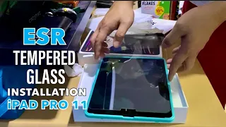 IPAD PRO TEMPERED GLASS INSTALLATION