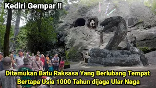 Kediri Gempar! Ditemukan Batu Raksasa Yang Berlubang Tempat Bertapa Usia 1000 Tahun dijaga Ular Naga