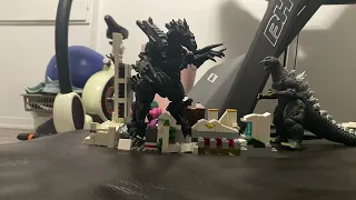 Godzilla vs Ultrazilla stop-motion