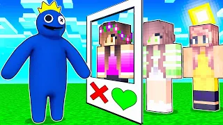 TINDER SUR MINECRAFT ! LES RAINBOW FRIENDS CHERCHE L'AMOUR (Trop drôle)