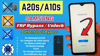 Samsung A20s/A10s Without Pc FRP Bypass || 2024 New Method Google Account Remove