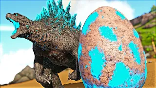 A VERDADEIRA HISTÓRIA DO BEBÊ GODZILLA ATÉ ADULTO - O FILME - (ARK SURVIVAL EVOLVED DINOSSAUROS)