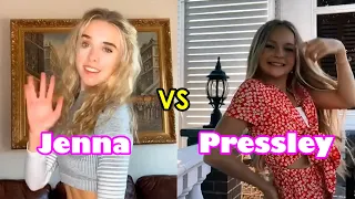 Jenna Davis vs Pressley Hosbach ✨🌠 Tik Tok Dance Compilation