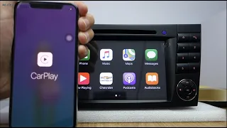 Belsee Android 8.0 Autoradio Android Auto And Apple Carplay on Mercedes-Benz E-Class W211 Radio