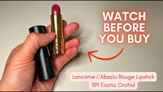 The Lancôme L'Absolu Rouge Lipstick is SO HYDRATING