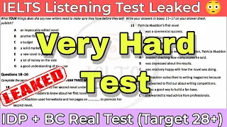 27 April, 04 May & 09 May 2024 IELTS Listening Test with Answers | Hard Listening Prediction 2024