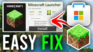 How To Fix Minecraft Not Downloading On Microsoft Store | Fix Minecraft Not Installing Windows 11