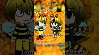 Bees communicate through dancing💃🕺 || Gacha meme