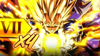 4x ZENKAI BUFFED LF FINAL FLASH SUPER VEGETA IS ON ROIDS AND IS TOO BUFF!!! (Dragon Ball Legends)