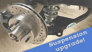 My 55 Chevy Project Car Gets a Front Suspension Upgrade!
