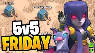 KLAUS WAS IMPRESSED WITH MY BATS! - 5v5 Friday - Clash of Clans