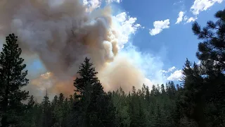 Wildfire in Dixie National Forest forces evacuations