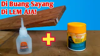 Super Glue And Baking Soda For Wood Repair