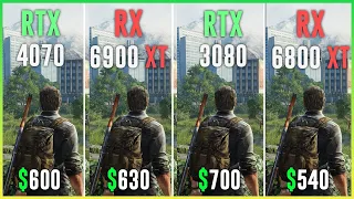 RTX 4070 vs RX 6900 XT vs RTX 3080 vs RX 6800 XT - Test in 12 Games