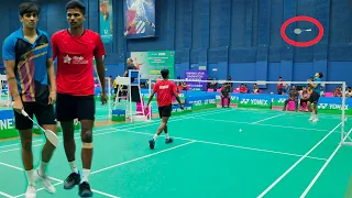 MEN'S SINGLES YONEX-SUNRISE ALL INDIA SENIOR RANKING TOURNAMENT HARIYANA SATHISH KUMAR&BODHIT JOSHI