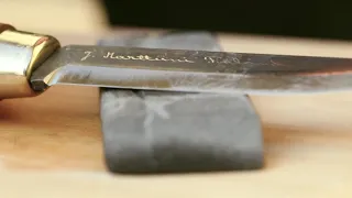 Marttiini Academy: How to sharpen a knife with a sharpening stone