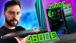 El portátil MÁS potente... ¿Es tan bueno como un PC? | Razer Blade 17" i9 + 3080 TI