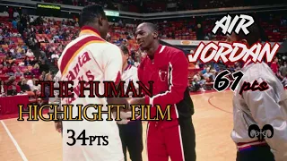 Michael Jordan 61pts vs Dominique Wilkins 34pts