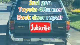 2nd gen Toyota 4Runner tailgate back window 1990-1995