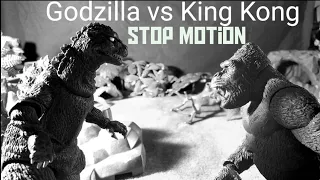 Godzilla 1954 vs King Kong 1933 // Stop Motion