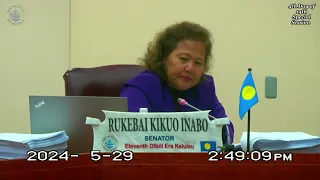Palau National Congress | 11th OEK, The Senate 4th Day of 14th Special Session