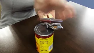 Do YOU know the right way to use a can opener?