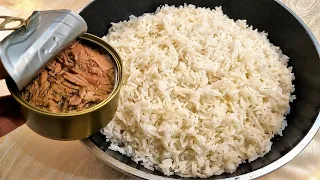 Do you have rice and canned tuna at home? Easy and amazing recipe.