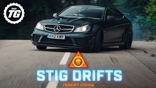 STIG DRIFTS: Mercedes-AMG C63 Black Series | Top Gear